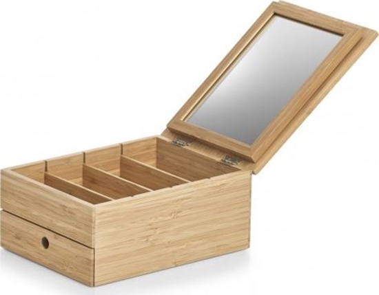 Изображение Zeller Pudeko na biuteri m. Lustro, bambus, 25 x 19 x 11,2 cm
