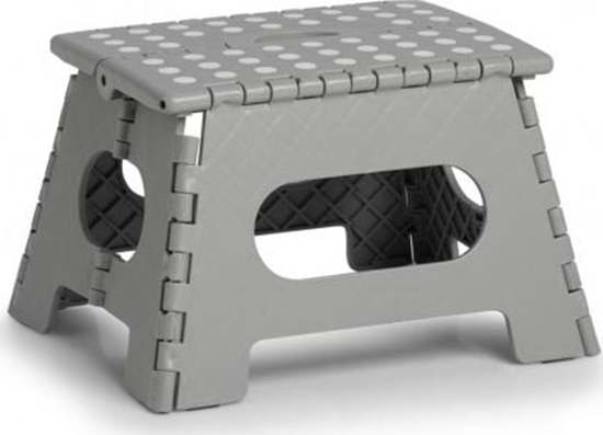 Picture of Zeller Skadany stoek, plastikowy, szary, 35 x 28 x 22 cm