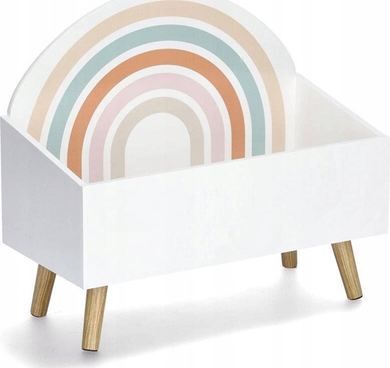 Picture of Zeller Skrzynia na zabawki RAINBOW, MDf + sosna