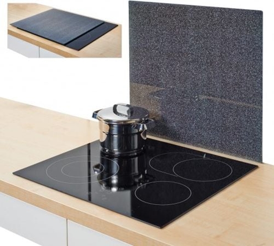 Изображение Zeller Szklana deska/ochrona granit, 50x56x0.78cm, antracytowy