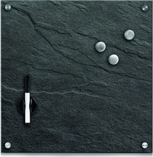 Изображение Zeller Szklana tablica do notatek 40x40cm, antracyt