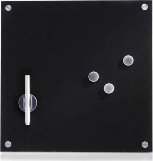 Изображение Zeller Szklana tablica do notatek, 40x40cm, kol. czarny