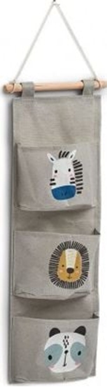 Изображение Zeller Wiszcy schowek dla dzieci "Animals", 35x81,5 cm