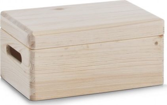 Picture of Zeller Zeller, Sosnowa skrzynka z pokrywk, 20x30x13.7cm