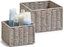Изображение Zeller Zeller, Zestaw 2 duych koszy do przechowywania, szary