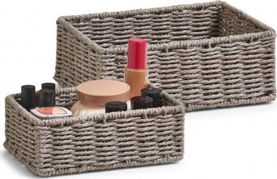 Picture of Zeller Zeller, Zestaw 2 koszy do przechowywania, szary