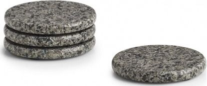 Picture of Zeller Zestaw podstawek pod szklanki, 4 sztuki, granit, 10,5x1 cm
