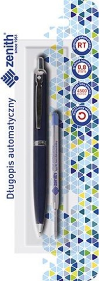 Picture of Zenith AUTOMATIC BALLPOINT PEN ZENITH 60 BLISTER 1 + REFILL 4600101