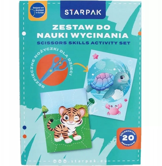 Изображение ZEST DO NAUKI WYCINANIA A4 NOZ ANIMALS STKPB1/24