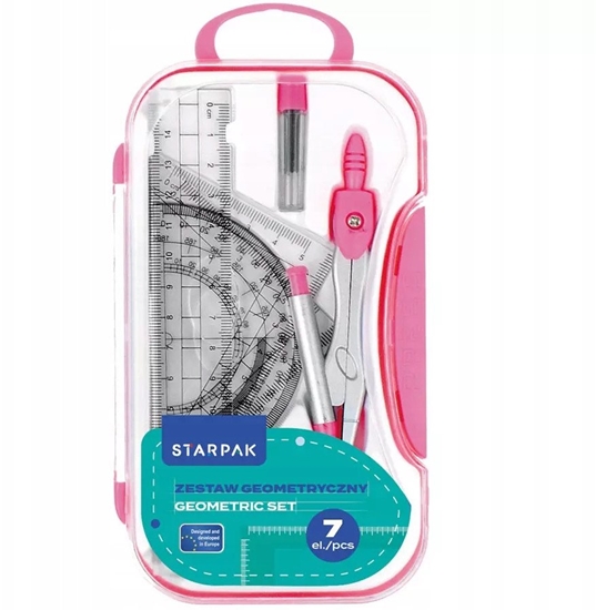 Picture of ZEST SZKOL GEOM 7EL ROZ STK ETUI PB 12/96