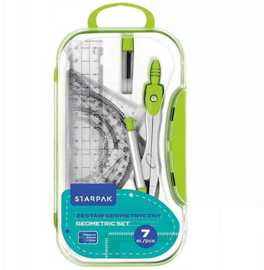 Picture of ZEST SZKOL GEOM 7EL ZIE STK ETUI PB 12/96