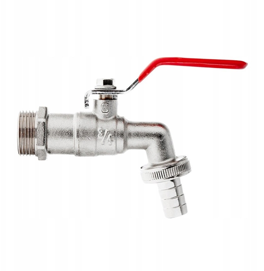 Picture of Zestaw  kran 3/4" z wyjciem na GZ 1" + wtyk na w 3/4"  mauser (50)