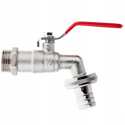 Attēls no Zestaw  kran 3/4" z wyjciem na GZ 3/4" + wtyk na w 3/4"  mauser (50)