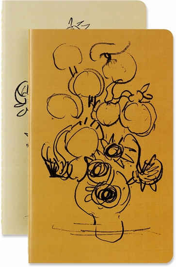 Picture of Zestaw 2 zeszytów MOLESKINE Van Gogh Cahier 2024, L, 13x21cm, w linie, edycja limitowana