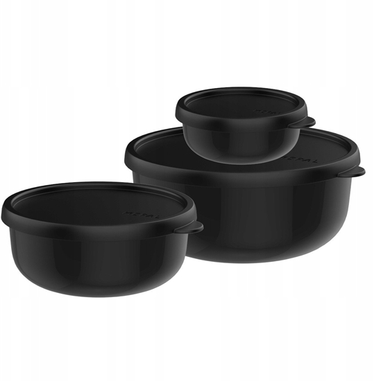 Изображение ZESTAW 3 POJEMNIKÓW LUMINA 2.0 250ML + 750ML +1500ML NORDIC BLACK