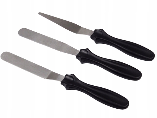 Picture of ZESTAW 3 SZPATUEK DO DEKORACJI WYROBÓW CUKIERNICZYCH BRUNBESTE BB-1693