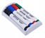 Picture of Zestaw 4 markerów z gbk magnetyczn OFFICE PRODUCTS, do tablic suchocieralnych, mix kolorów
