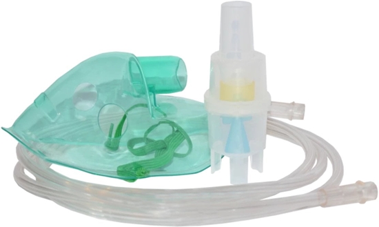 Picture of ZESTAW 7058 DO INHALACJI  DLA DOROSYCH MASKA/NEBULIZATOR/PRZEWÓD