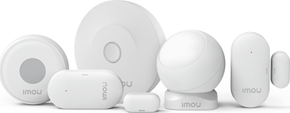 Picture of Zestaw alarmowy IMOU: Bramka, Przycisk, Czujnik drzwi, okien, ruchu