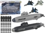 Attēls no Zestaw Armia Morska ód Podwodna Odrzutowce Bomby LEAN Toys