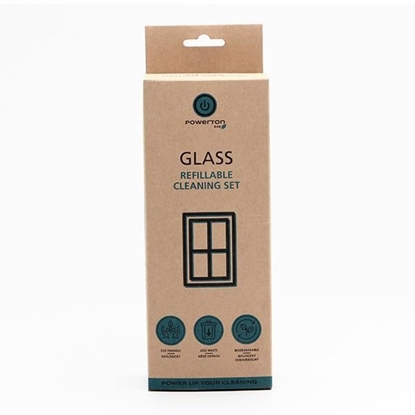 Picture of Zestaw czyszcz�cy Powerton Eco, 500ml, butelka ze spryskiwaczem + 6 tabletek (3 litry), okna, szk�o