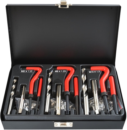 Attēls no Zestaw do naprawy zerwanych gwintów M6-M10 88el(10)