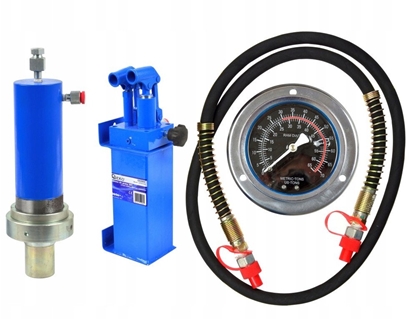Picture of Zestaw do prasy 30T Pompa szybka Siownik Manometr (1)