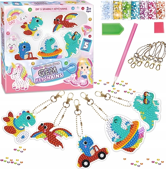 Picture of Zestaw do zawieszek dinozaury