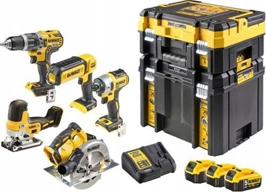 Picture of Zestaw elektronarzdzi Dewalt 11-elementowy (DCK500P3T-QW)