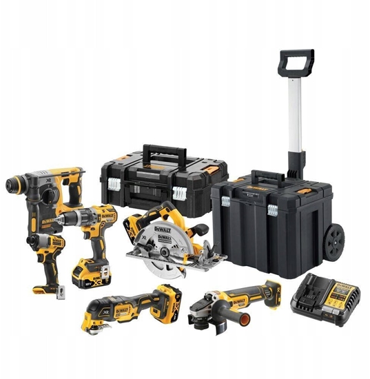 Изображение Zestaw elektronarzdzi Dewalt 12-elementowy (DCK624P3T-QW)