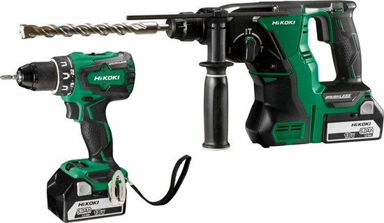 Picture of Zestaw elektronarzdzi Hikoki 6-elementowy (KC18DRBLWDZ)