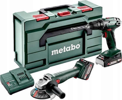 Picture of Zestaw elektronarzdzi Metabo METABO.COMBO SET 18V 2.4.3 (BS18+W18) 1x4.0Ah, 1x2.0Ah METABOX ...