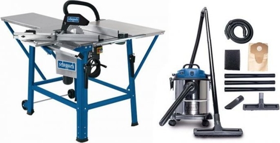 Picture of Zestaw elektronarzdzi Scheppach ZESTAW PILARKA STOÅOWA TS310 230V 2,2KW +ODKURZACZ NTS20