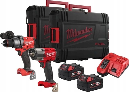 Изображение Zestaw elektronarzdzi Milwaukee 7-elementowy (M18 FPP2F3-502X)