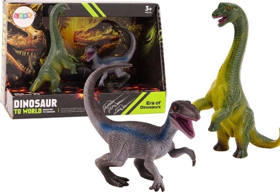 Picture of Zestaw Figurek Dinozaurów Brachinozaur Velociraptor 2El LEAN TOYS