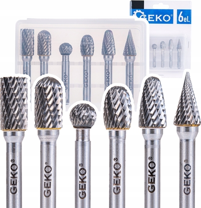 Picture of Zestaw frezów trzpieniowych do metalu 6mm 6el. (20/40)