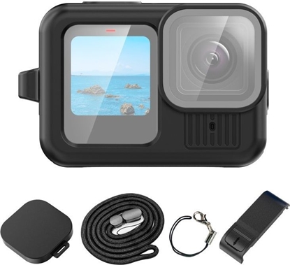 Изображение Zestaw Futera Etui Obudowa Osona Dekielek Klapka Pas GoPro HERO 13 BLACK / PU949B