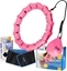 Изображение Zestaw hula hop z wypustkami i obcinikiem One Fitness róowe oha02 pas wyszczuplajcy br160