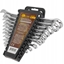 Изображение Zestaw kluczy pasko-oczkowych 10 el. (6,8,10,12,13,14,15,17,19, 22mm)