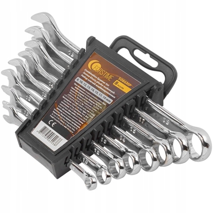 Attēls no Zestaw kluczy pasko-oczkowych 8 el. (8,10,12,13,14,15,17,19mm)