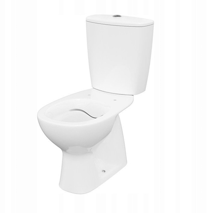 Attēls no Zestaw kompaktowy WC Cersanit (kompakty WC bezkonierzowe CleanOn) WC kompakt 683 ARTECO CleanOn 021 NEW 3/5 z desk polipropylenow, wolnoopadajc (K667-074)