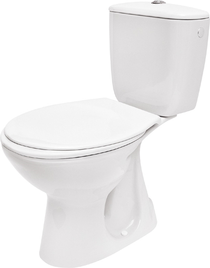 Picture of Zestaw kompaktowy WC Cersanit President 64.5 cm cm biay (K08-048)