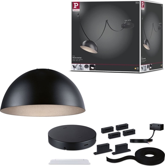 Picture of Zestaw kompletny systemu ULine BOL z tam 5m czarny max.60W 230V/48V czarny / aluminum