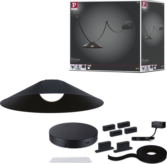 Picture of Zestaw kompletny systemu ULine CONE LED 5m czarny max.60W 230V/48V czarny / aluminum