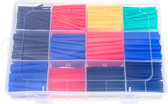 Изображение Zestaw konektorów i rurek termokurczliwych 800szt.E6252