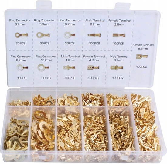 Picture of ZESTAW KONEKTORÓW KABLOWYCH SAMOCHODOWYCH 750 MSKIE ESKIE OKRGE