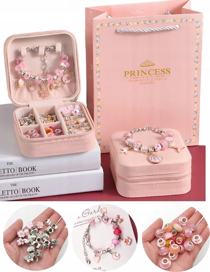 Изображение Zestaw koralikÃ³w Princess rÃ³Å¼owy