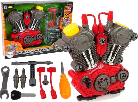 Picture of Zestaw Majsterkowicza Silnik Do Rozkrcania wiato Dwik LEAN Toys