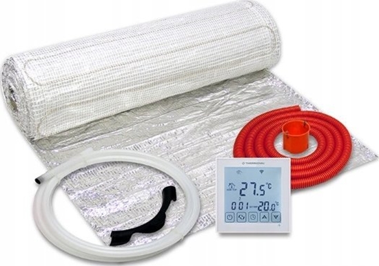 Изображение Zestaw mata grzejna jednostronnie zasilana WT 2010 AL, 150 W/m2, 10,0 m2, regulator TVT 31 WiFi