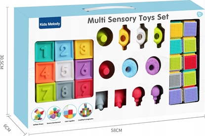 Изображение Zestaw miÄkkich klockÃ³w sensorycznych